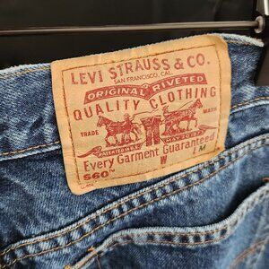VINTAGE 90s Levi's 560 Dark Wash Jeans